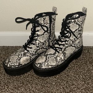 H&M Snake Combat Boot